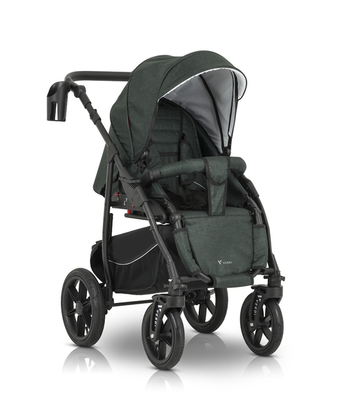 Універсальна коляска 3 в 1 Verdi Sonic Comfort 9023-VC-06 forest night fabric - Pampik - 10