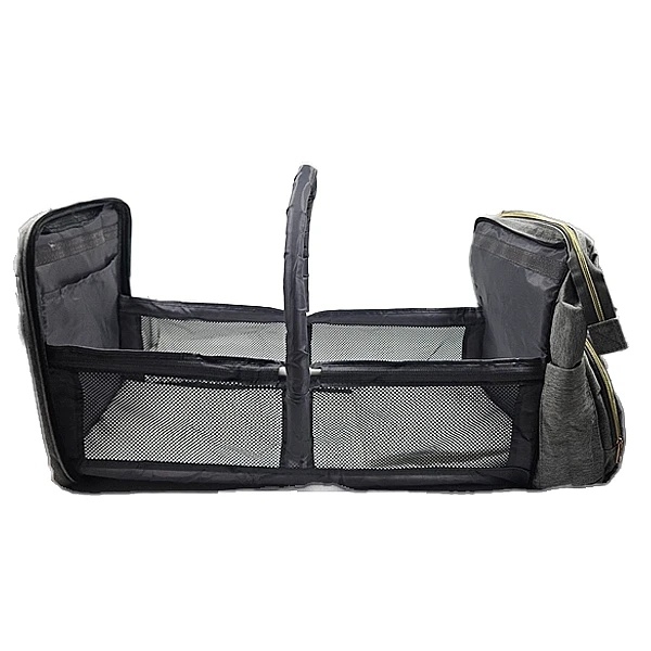 Рюкзак-кроватка портативная NL Baby, серый (0000/38450) - Pampik - 5