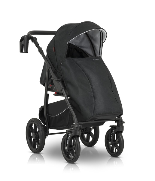 Универсальная коляска 3 в 1 Verdi Sonic Comfort 9023-VC-05 black fabric - Pampik - 12