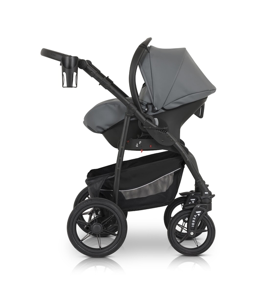 Универсальная коляска 3 в 1 Verdi Sonic Comfort 9023-VC-11 grey skin - Pampik - 9