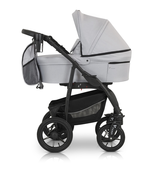 Универсальная коляска 3 в 1 Verdi Sonic Comfort 9023-VC-02 light gray skin - Pampik - 5