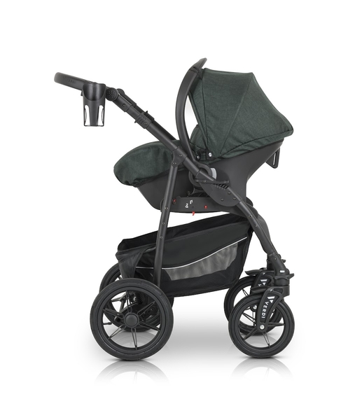 Універсальна коляска 3 в 1 Verdi Sonic Comfort 9023-VC-06 forest night fabric - Pampik - 9