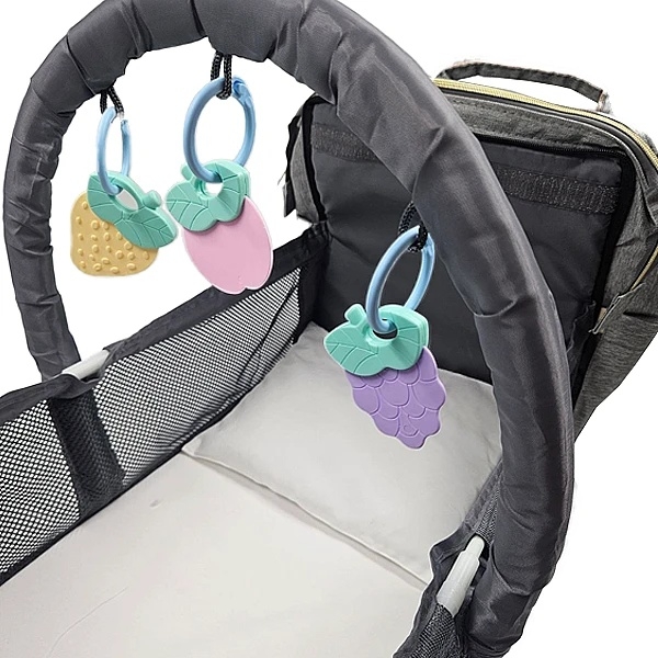 Рюкзак-кроватка портативная NL Baby, серый (0000/38450) - Pampik - 14