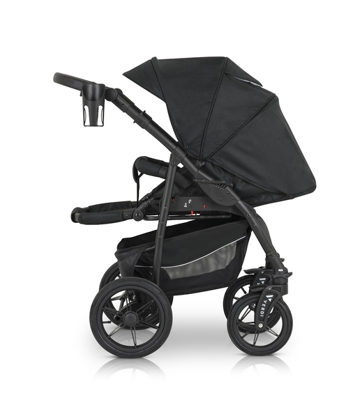 Универсальная коляска 3 в 1 Verdi Sonic Comfort 9023-VC-05 black fabric - Pampik - 9