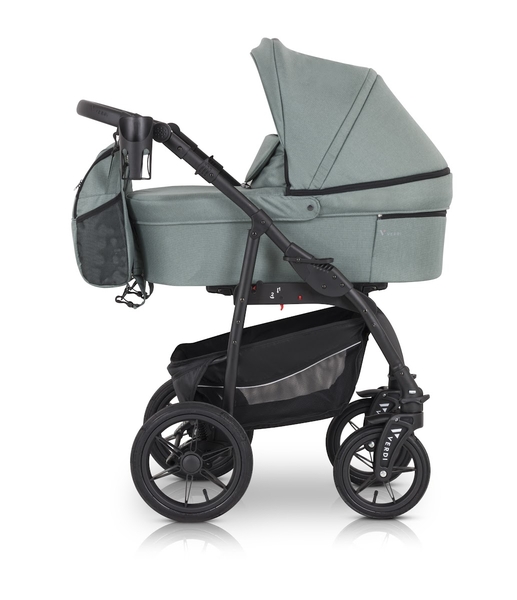 Універсальна коляска 3 в 1 Verdi Sonic Comfort 9023-VC-04 mint fabric - Pampik - 3