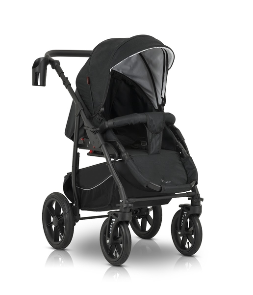 Универсальная коляска 3 в 1 Verdi Sonic Comfort 9023-VC-05 black fabric - Pampik - 8