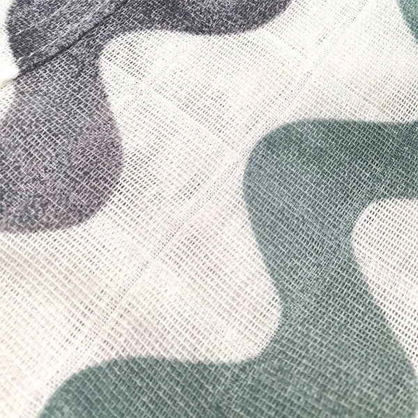 Накидка дитяча NL Baby, муслін, 12-24 міс., білий з сірим (315/34417) - Pampik - 3