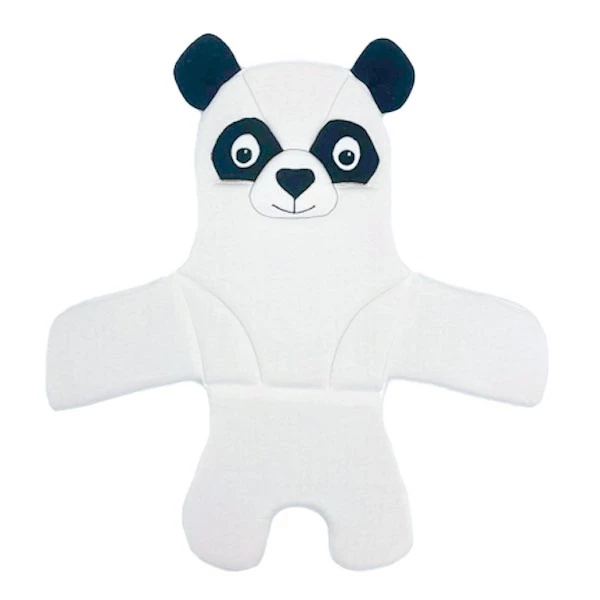 Вкладыш в стульчик для кормления NL Baby Панда, 62х30 см, белый (0000/28882) - Pampik