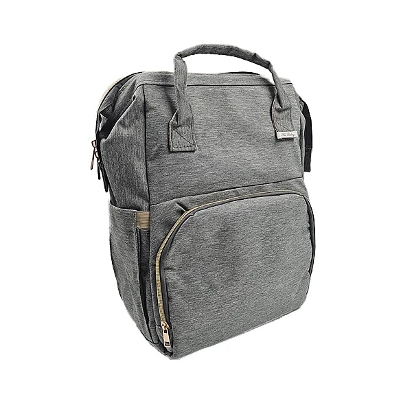 Рюкзак-кроватка портативная NL Baby, серый (0000/38450) - Pampik