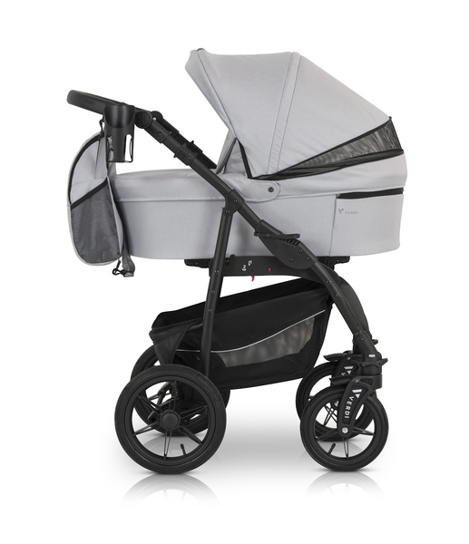 Универсальная коляска 3 в 1 Verdi Sonic Comfort 9023-VC-02 light gray skin - Pampik - 4