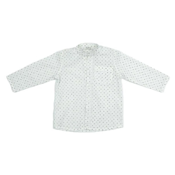 Сорочка NL Baby з якорями, бавовна, 9-12 міс., білий (310/19908) - Pampik