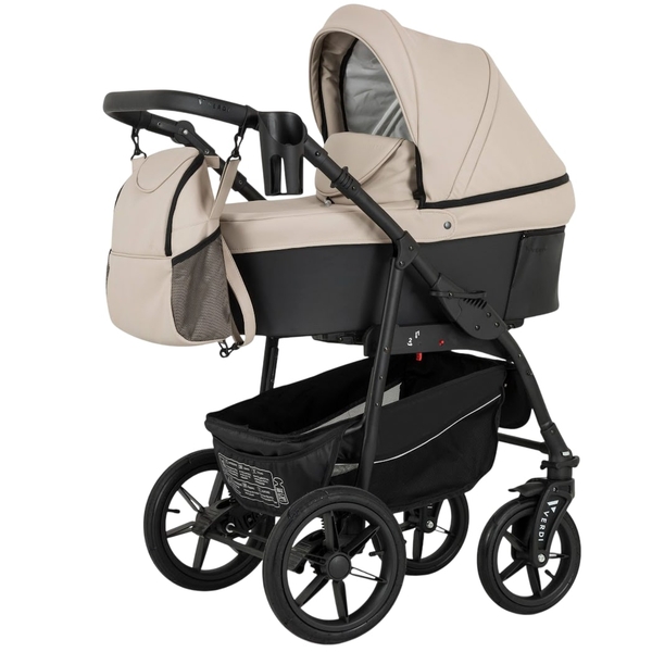 Універсальна коляска 3 в 1 Verdi Sonic Comfort 9023-VC-10 ecru skin - Pampik - 2