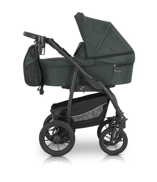 Універсальна коляска 3 в 1 Verdi Sonic Comfort 9023-VC-06 forest night fabric - Pampik - 3