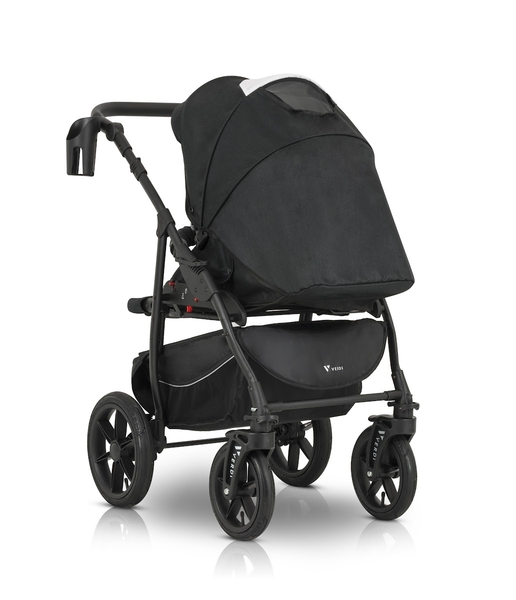 Универсальная коляска 3 в 1 Verdi Sonic Comfort 9023-VC-05 black fabric - Pampik - 13
