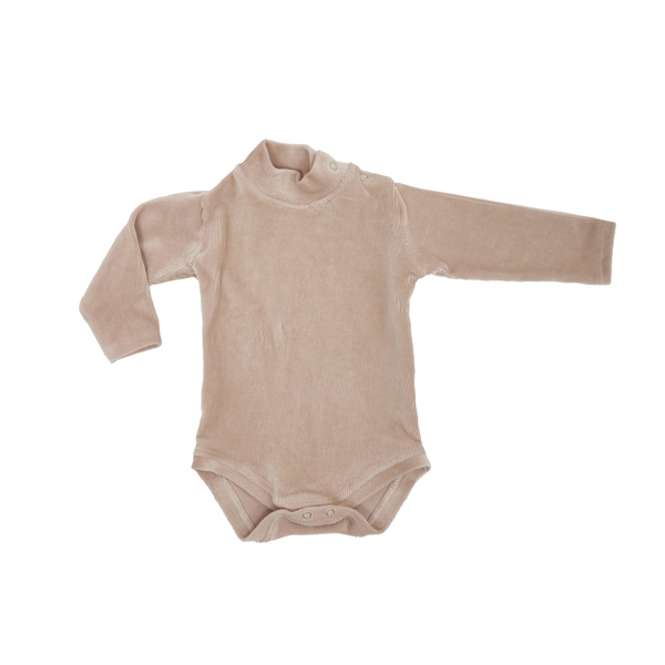 Боді Twins Ego, велюр, р.80, бежевий (W-113-TBEV80-02) - Pampik