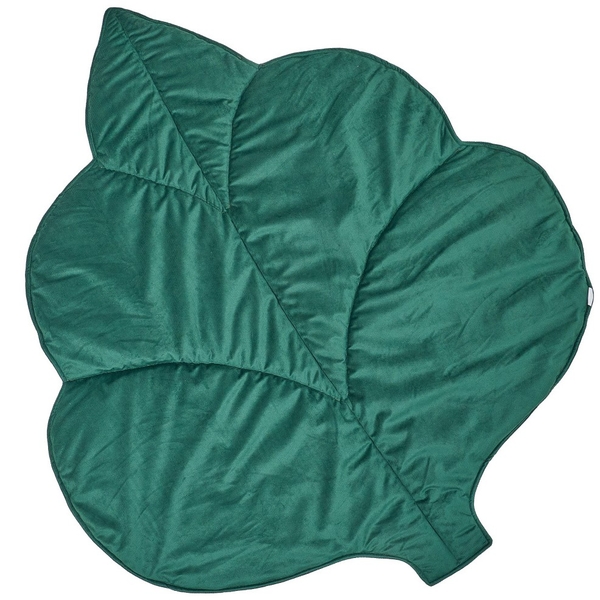 Килимок Twins Листочок, вельвет, 100х120 см, смарагдовий (5001-KTLV-06) - Pampik