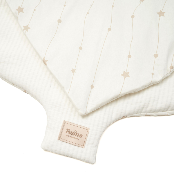 Коврик Twins Листочек, жаккард, 170х110 см, ecru кремовый (5002-KTLC-202) - Pampik - 2