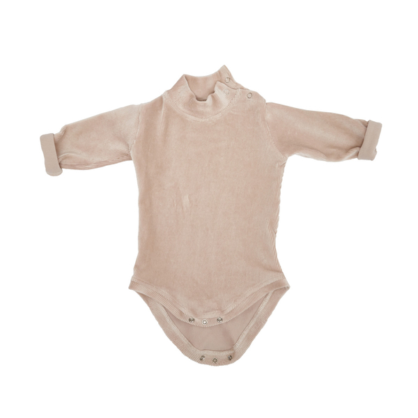 Боди Twins Ego, велюр, р.68, светло-бежевый (W-113-TBEV68-202) - Pampik - 2