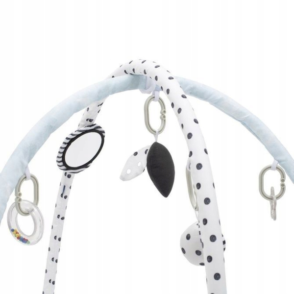 Килимок розвиваючий Baby Mix Місяці, білий з сірим (53100) - Pampik - 3