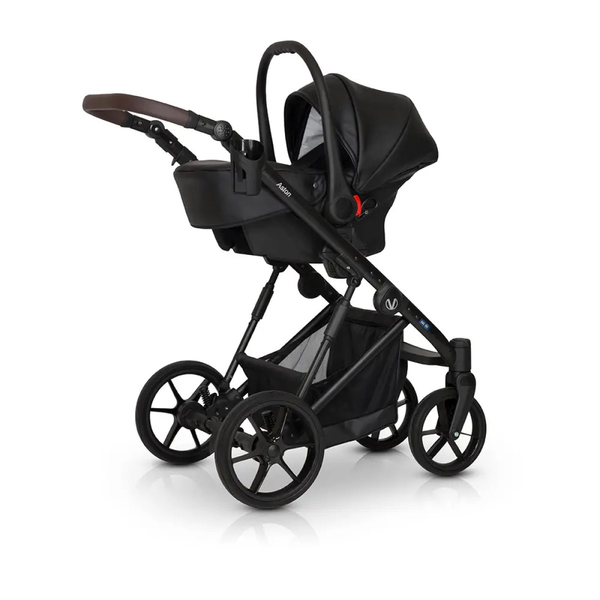Универсальная коляска 3 в 1 Verdi Aston 9023-VA-06 black, черный - Pampik - 8