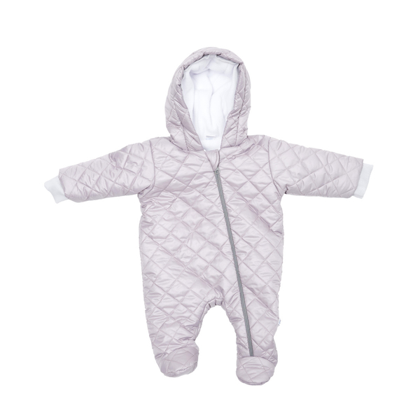 Комбінезон демісезонний Twins Soul, р.56, 0-3 мес., сірий (W-163-TS03-10) - Pampik