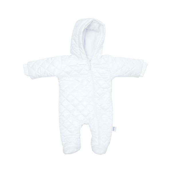 Комбінезон демісезонний Twins Soul, р.56, 0-3 мес., білий (W-163-TS03-01) - Pampik