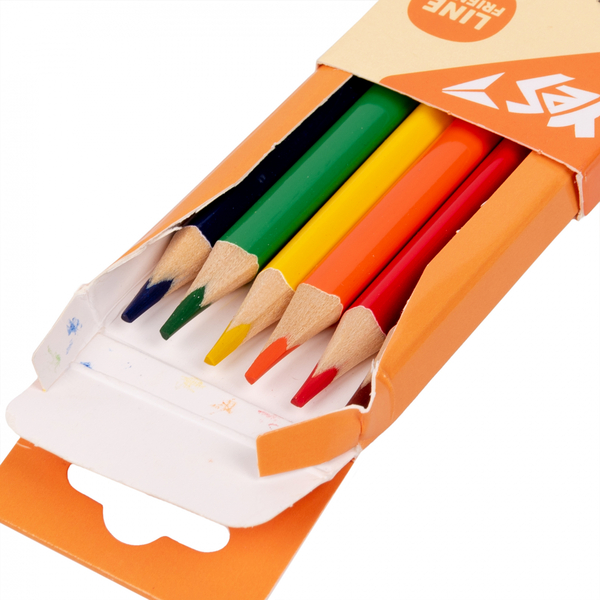 Карандаши цветные Yes Line Friends, 6 шт (290710) - Pampik - 2