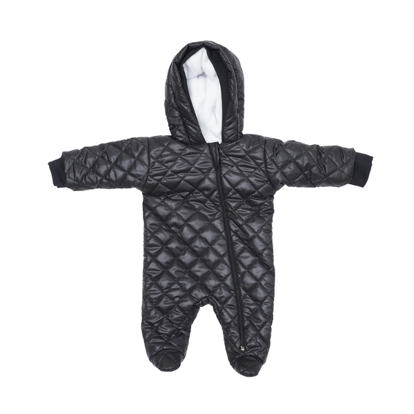 Комбінезон демісезонний Twins Soul, р.56, 0-3 мес., чорний (W-163-TS03-13) - Pampik