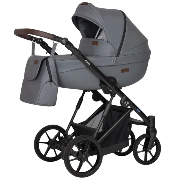 Универсальная коляска 3 в 1 Verdi Aston 9023-VA-07 grey, серый - Pampik