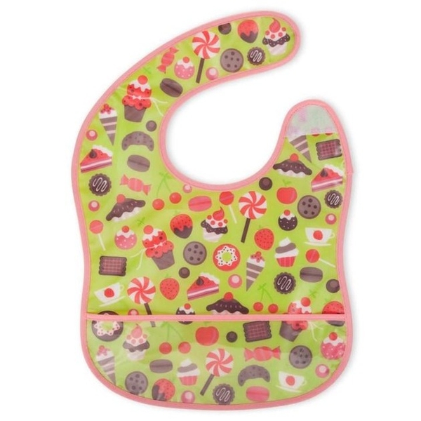 Слюнявчик водонепроницаемый Eurekakids для девочки, 6-24 мес, 2 шт., розовый (800002/32809) - Pampik - 2