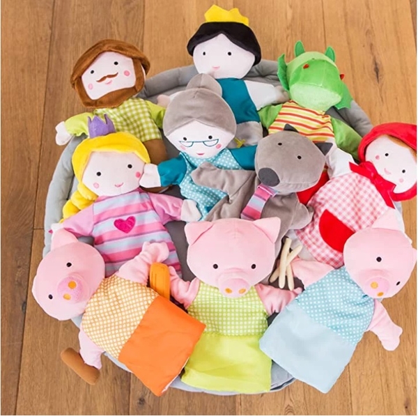 Іграшка м'яка на руку Eurekakids Вовк (7021630001/31351) - Pampik - 2