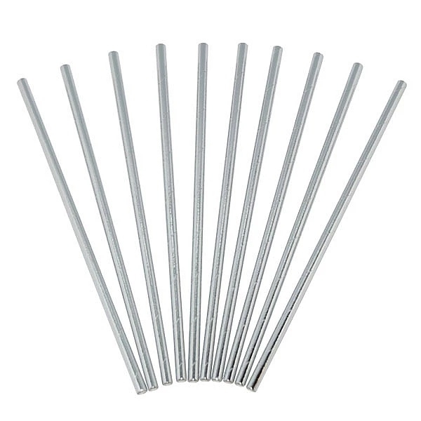 Трубочки для напоїв Meri Meri, паперові, 24 шт., срібний (133075/15015) - Pampik - 2