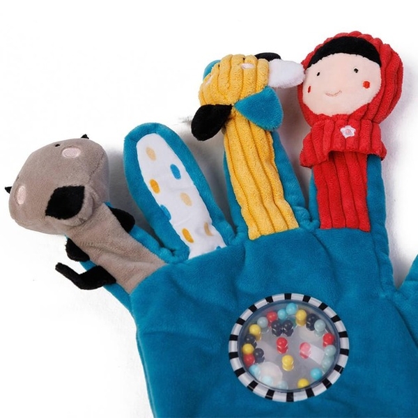 Іграшка м'яка на руку Eurekakids Рукавичка, синій (69180033/37600) - Pampik - 2