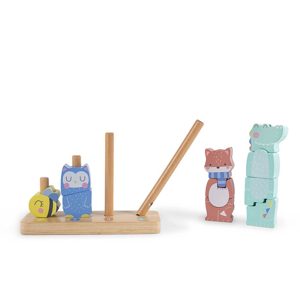 Ігровий набір дерев'яний Eurekakids Піраміда (69180527/37606) - Pampik - 5