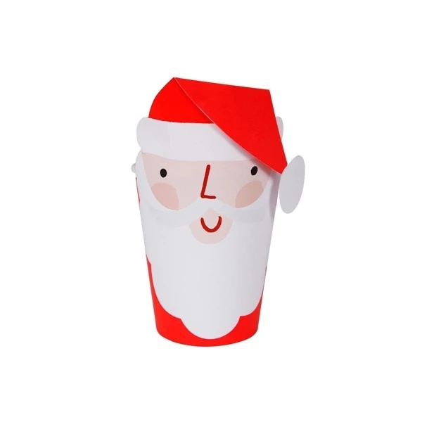 Стакани паперові Meri Meri, 260 мл, 8 шт., червоний (162613/29665) - Pampik