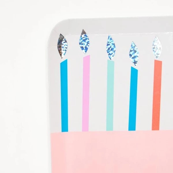 Тарілки паперові Meri Meri, 8 шт. (201994/35954) - Pampik - 2