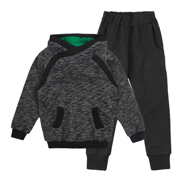 Спортивний костюм Ляля К3ДВ158 110 Чорний (923870.1285131) - Pampik