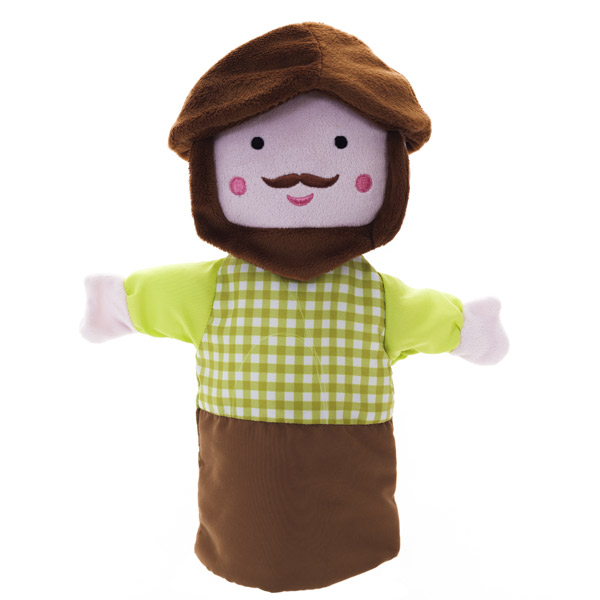 Іграшка м'яка на руку Eurekakids Лісоруб (7021630003/31352) - Pampik