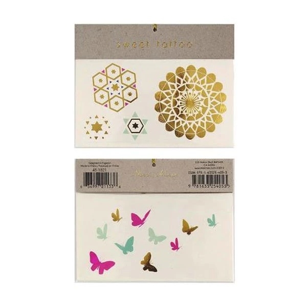 Набір тимчасових тату Meri Meri, 2 аркуші (18398) - Pampik