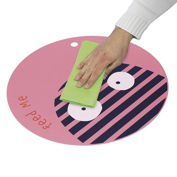 Коврик силиконовый Lassig, 39х39 см, розовый (1210003792/22506) - Pampik - 2