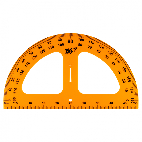 Набір вимірювальних приладів Yes для дошки, 5 предметів, у чохлі (370525) - Pampik - 2