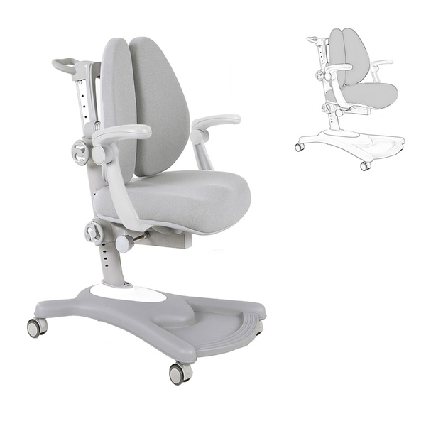 Дитяче крісло FunDesk Fortuna Grey з підлокітниками - Pampik - 9