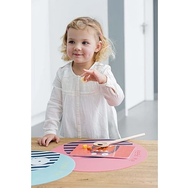 Коврик силиконовый Lassig, 39х39 см, розовый (1210003792/22506) - Pampik - 3