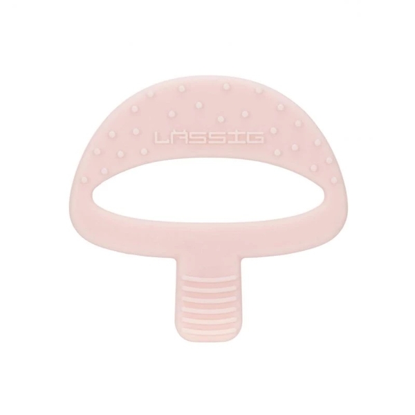 Прорезыватель силиконовый Lassig, 0-18 м., розовый (1313012613/30378) - Pampik - 3