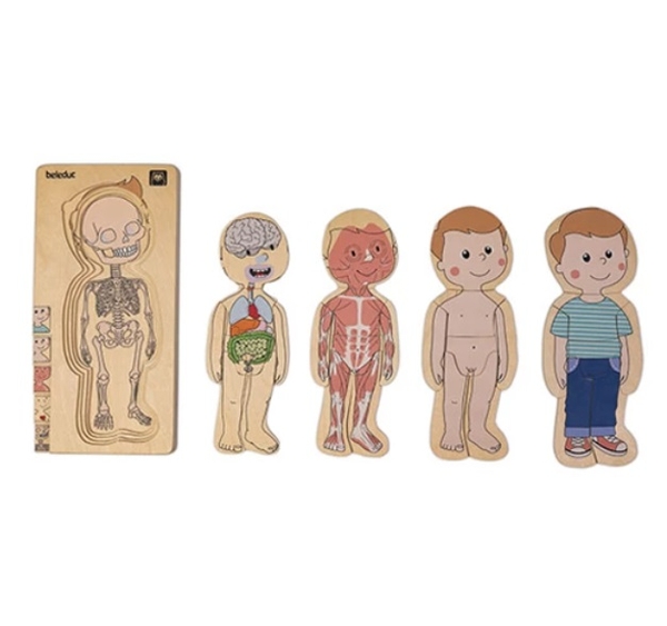 Пазл деревянный обучающий Eurekakids Мальчик (07092242/32804) - Pampik - 2