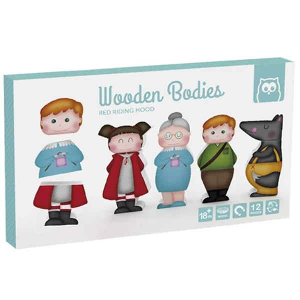 Конструктор дерев'яний магнітний Eurekakids (1302088/32806) - Pampik