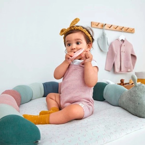 Прорезыватель силиконовый Lassig, 0-18 м., розовый (1313012613/30378) - Pampik - 5