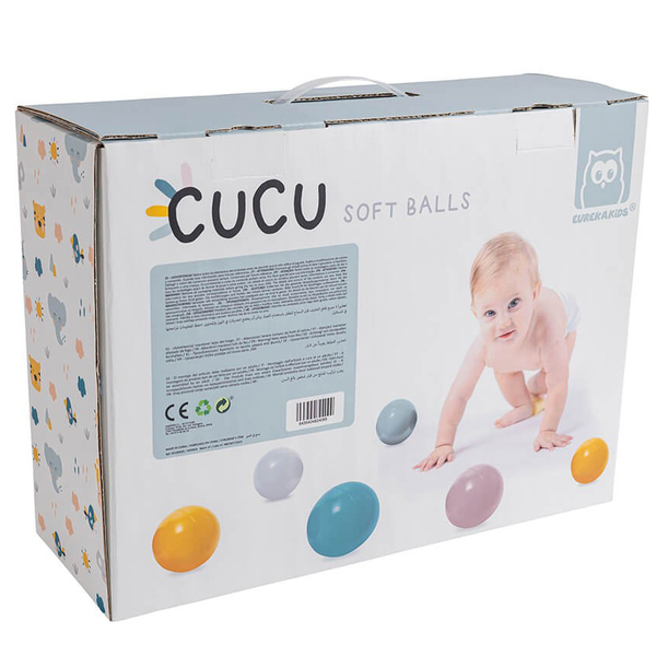 Набор пластмассовых мячей Eurekakids (69180045/37602) - Pampik - 3