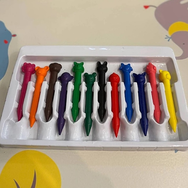 Набор восковых мелков Eurekakids, 12 шт. (41655334/32813) - Pampik - 3