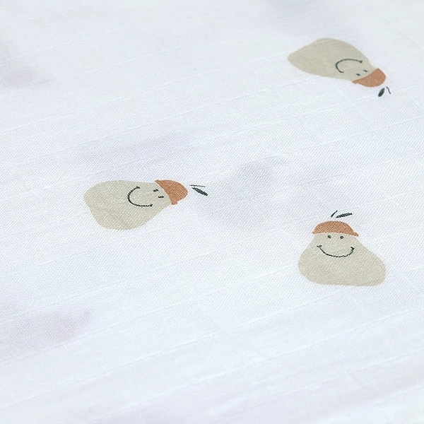 Пеленки муслиновые Lassig, 120х120 см, 2 шт., белый (13120027007/38318) - Pampik - 3